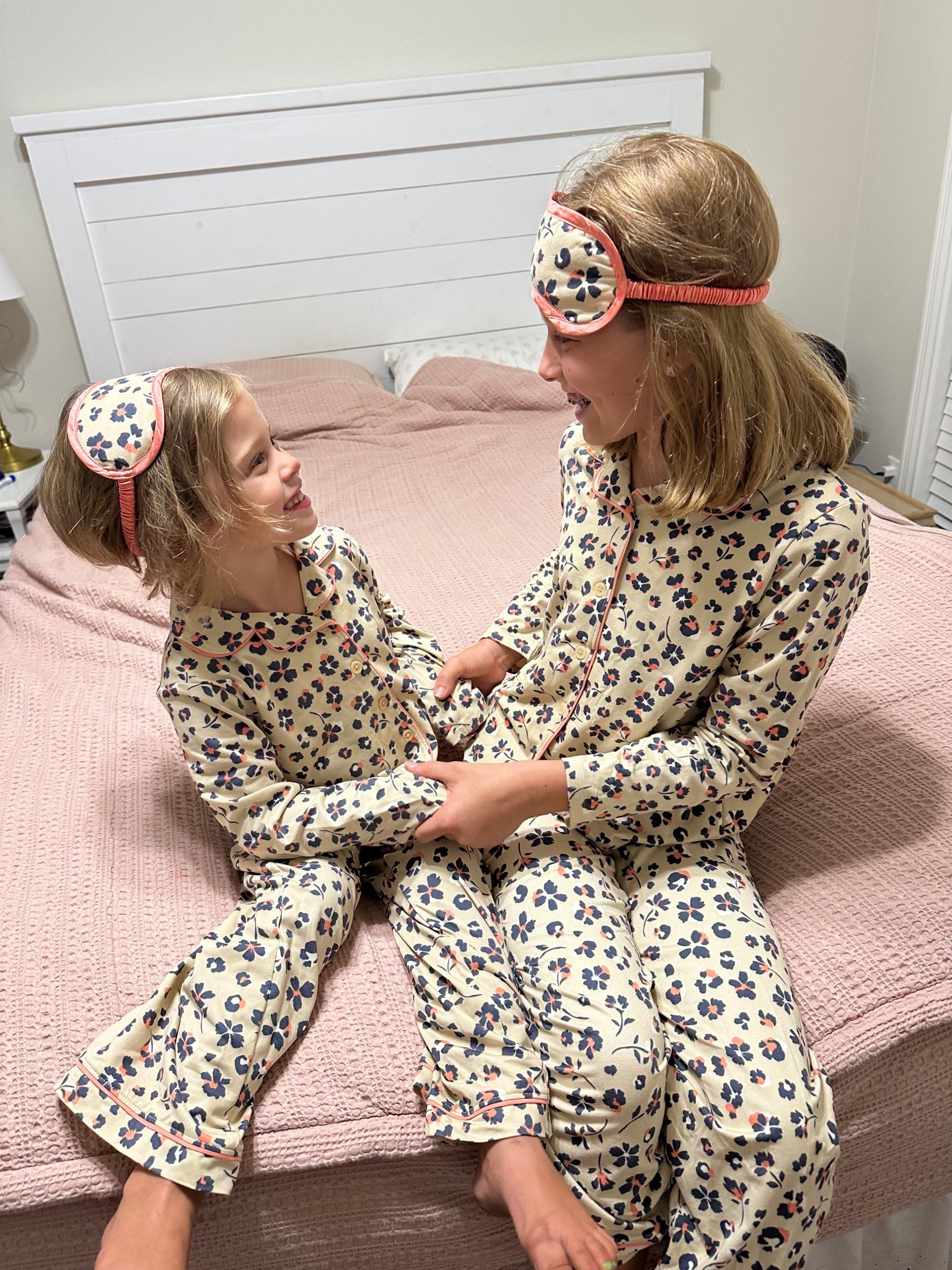 “Momma— Take a picture of us in our matching cheetah pajamas!”

Gladly!!! 🥰 Snagged these cute pjs for under $15 for both my toddler and big girl! Dottie is in the XS 4-6x and Audrey (9yrs) is in the M bc the size L waist band was really big on her! Def Size down if your girl has a little waist. 

Walmart fall fashion finds, sibling coordinating styles, leopard button up pajamas. 

#LTKFindsUnder50 #LTKKids #LTKFamily