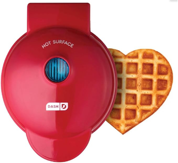 Dash Mini Waffle Maker- Mini Machine for Creative Homemade Treats - Nonstick Iron with Unique Pri... | Amazon (US)