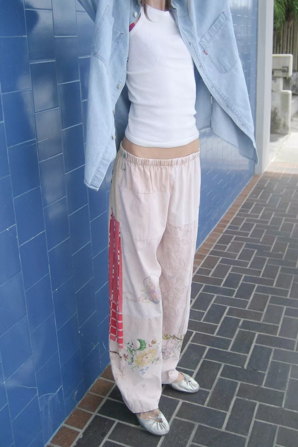 Vintage Reworked Embroidered Pieced Pants | Urban Outfitters (US and RoW)