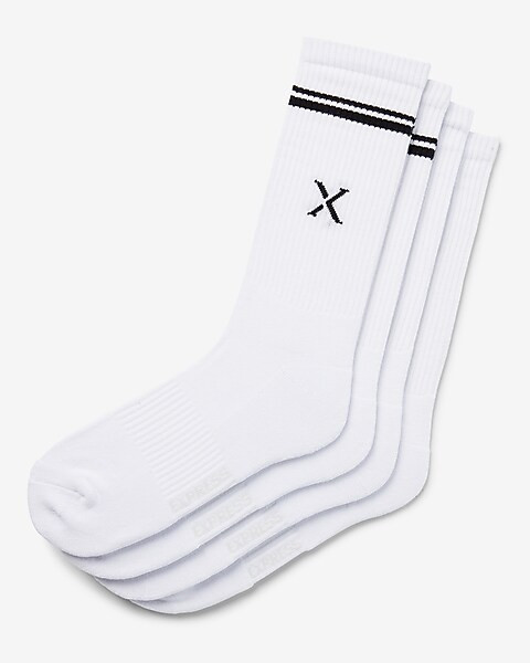 2 Pack White Athletic Socks | Express