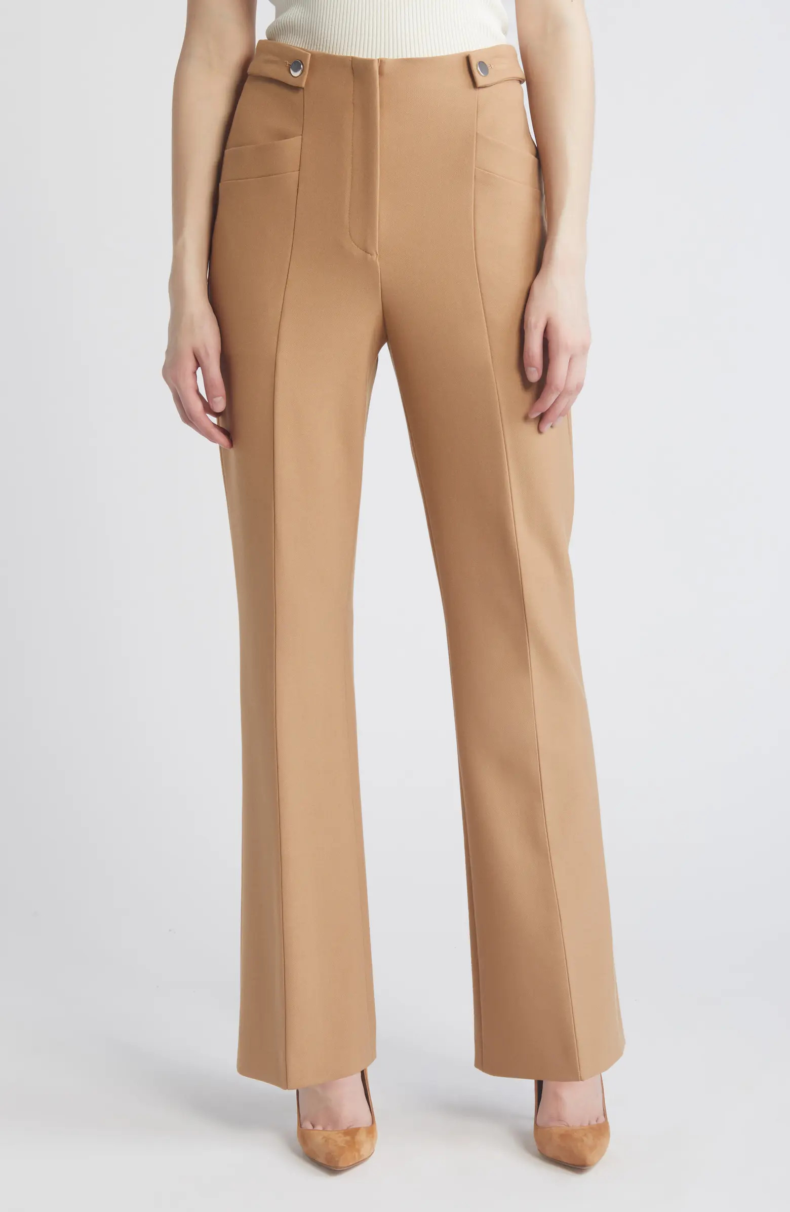 BOSS Tupera Hollywood Waist Flare Pants | Nordstrom | Nordstrom
