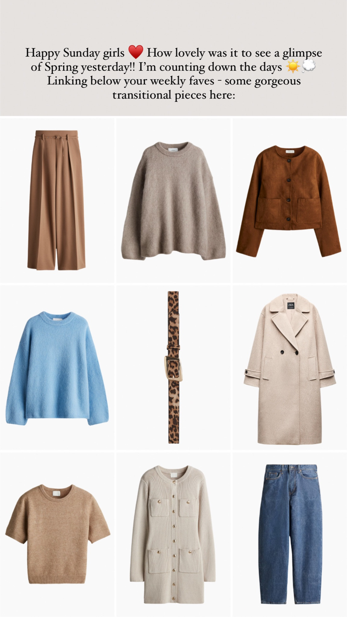 WEEKLY FAVES - Your top picks ♥️🌸

#LTKeurope #LTKstyletip #LTKspring