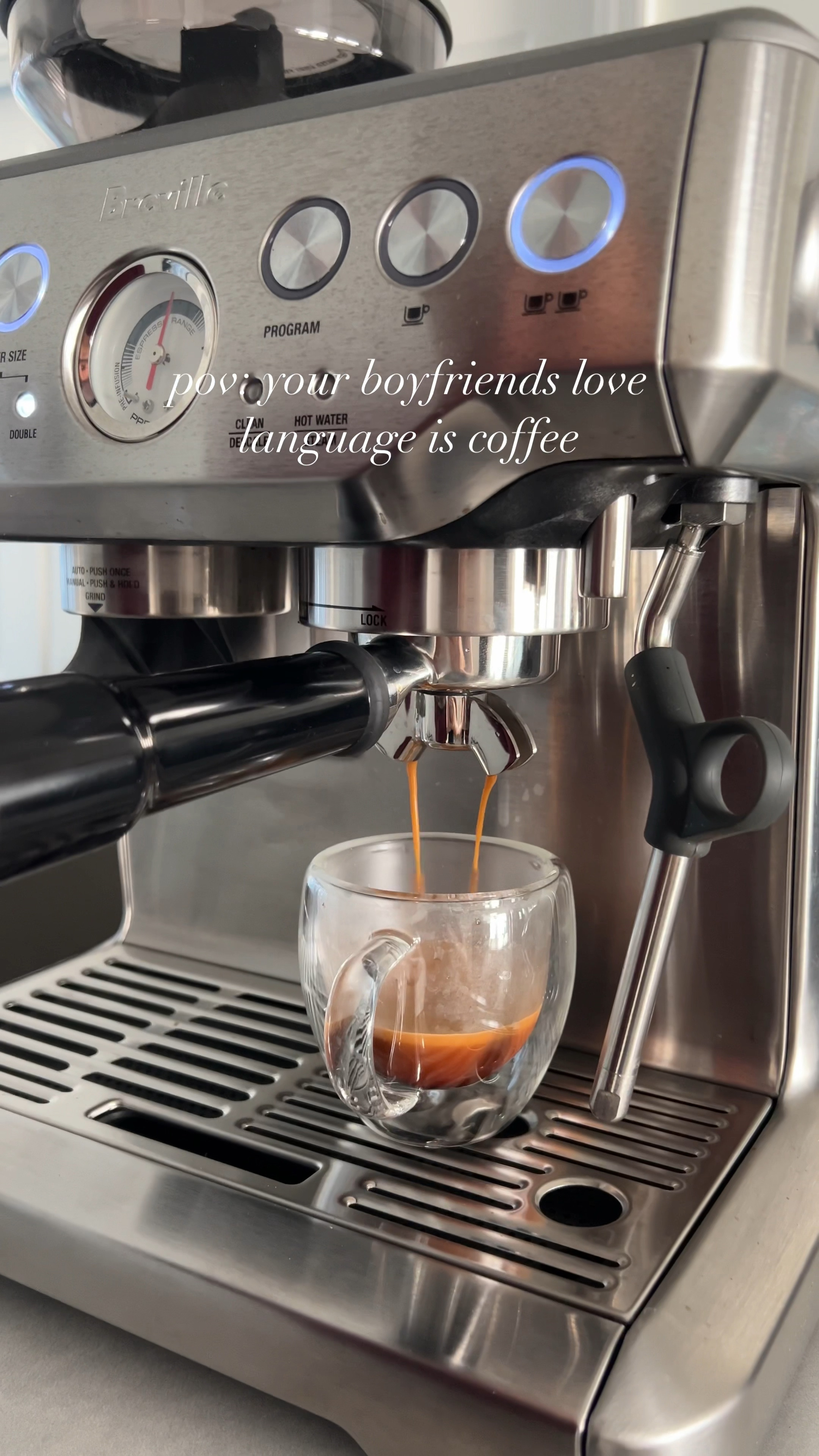 This espresso machine makes waking up in the morning 10x better. It’s a splurge but you make the money back after all your uses #girlmath 

Oh and the espresso martini you could make…unreal. 

#LTKMostLoved #LTKVideo #LTKhome