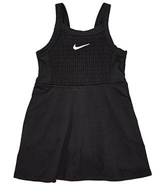 Nike Baby Girls Dri-Fit Bold Play Scrunched Bodice Sleeveless Racer Back A-Line Dress - 12 Months | Dillard's