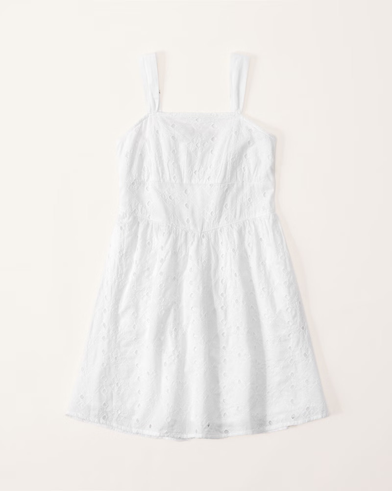 elevated eyelet dress | Abercrombie & Fitch (US)