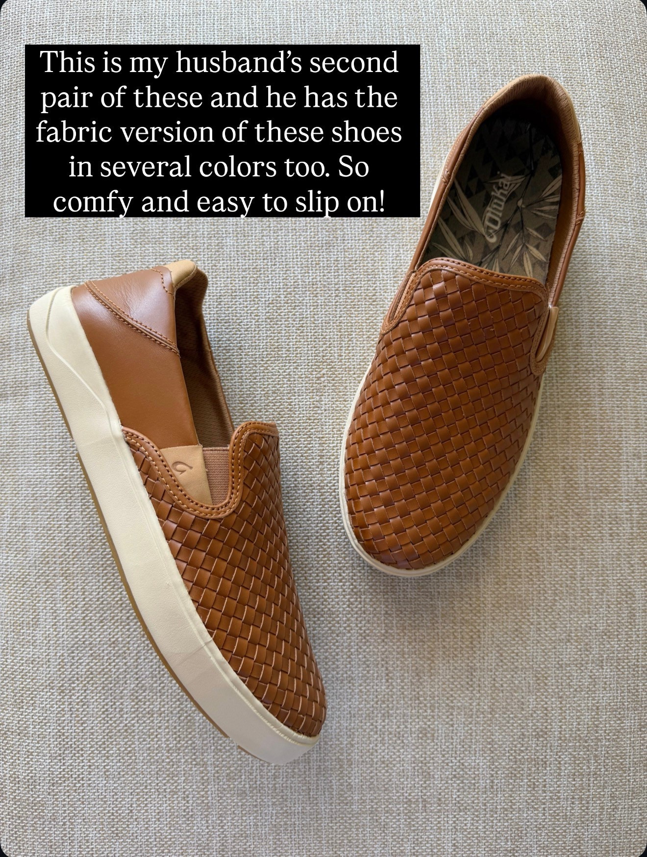 Gifts ideas for him! My husband loves these Olukai slip on woven leather sneakers. This is actually his second pair and he also has the fabric version of these men’s shoes in several colors too. So comfy and easy to slip on! Great for vacation outfits and everyday wear. Such a nice holiday gift for him.

Gifts for him, gifts for husband, gifts for dad, gifts for son, gifts for son in law, gifts for father in law, gifts for grandson, gifts for friend, men’s sneakers, men’s shoes

#LTKHoliday #LTKGiftGuide #LTKMens