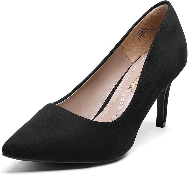 DREAM PAIRS Women's High Stiletto Heels Sexy Closed Pointed Toe Dress Pumps Shoes for Wedding Wor... | Amazon (US)