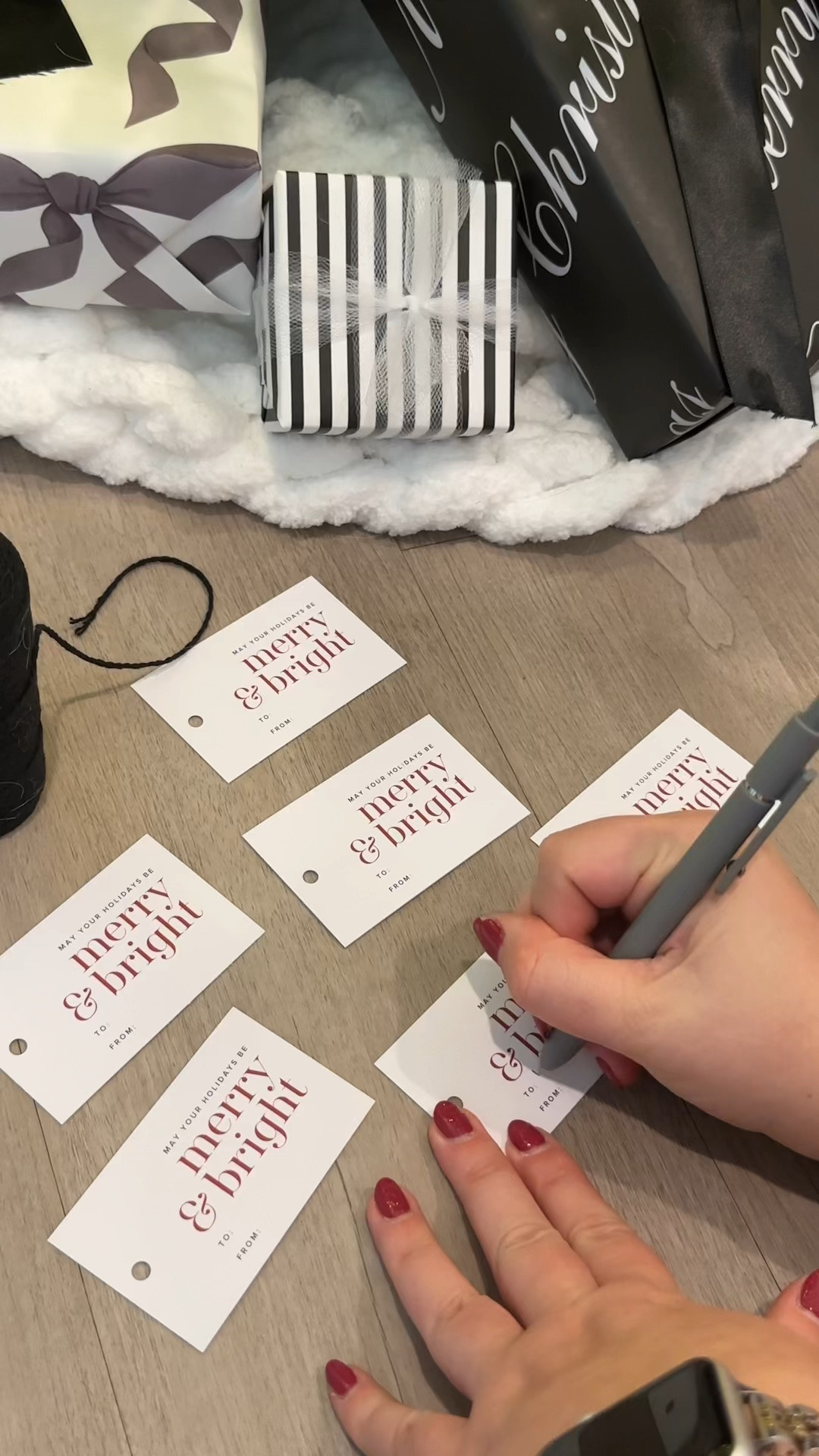 Gift wrapping. Gift wrap. Wrap with me. Gift tags. Ribbon. Holiday wrapping. Christmas wrapping. Present wrapping 

#LTKGiftGuide #LTKHoliday #LTKSeasonal