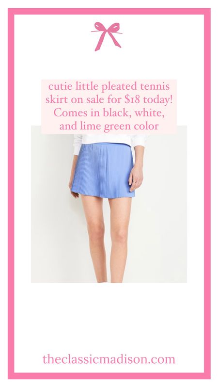 High waisted pleated tennis skirt under $20 

#LTKfindsunder50 #LTKfitness #LTKActive