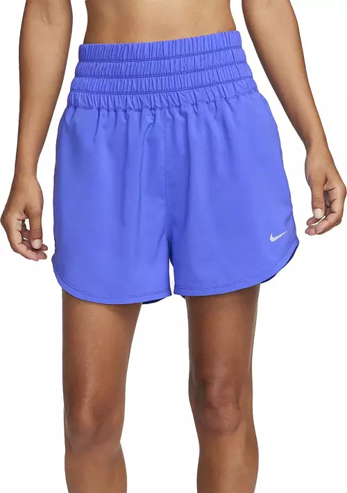 Nike One Women's Dri-FIT Ultra High-Waisted 3" Brief-Lined Shorts | Dick's Sporting Goods