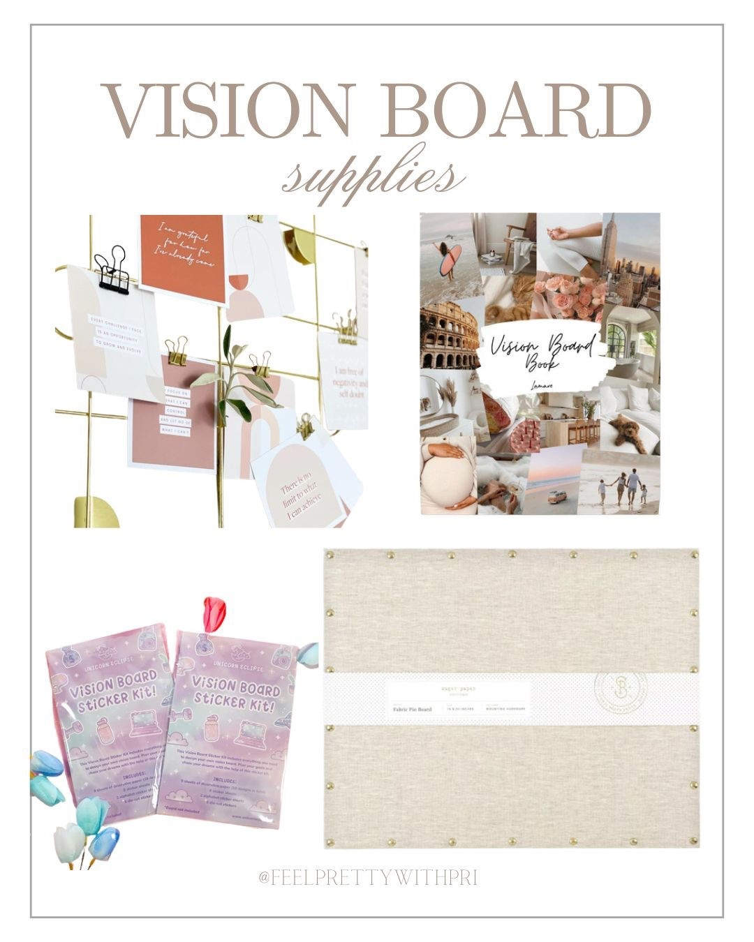 Anyone else diving into their 2026 vision board prep? 💕 I’m gathering aesthetic, dreamy, and practical supplies, from whimsical art to inspiring stickers, so you can create a vision board you’ll love looking at all year! Manifestation board, goal setting, crafts

#LTKHome #LTKselfcare