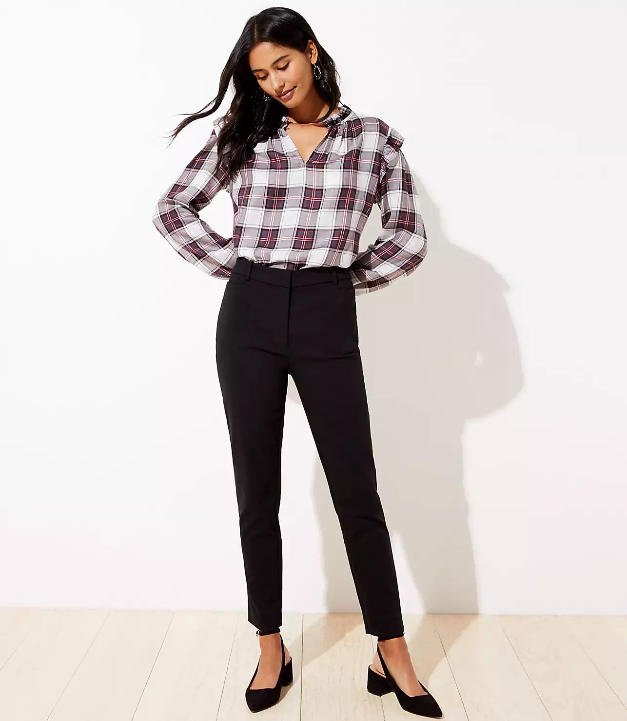 High Waist Skinny Ankle Pants | LOFT