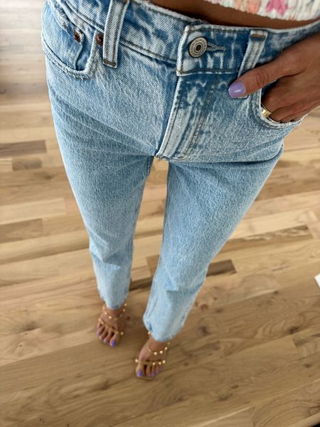 Favorite Abercrombie 90s straight jeans size 23 extra short 

#LTKunder100 #LTKsalealert #LTKunder50