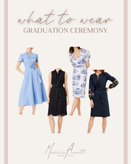 I love these chic and beautiful dresses for graduation ceremonies. They can be worn several times! 

Graduation ceremony, midi dress, mini dress, petite style 

#LTKworkwear #LTKparties #LTKstyletip