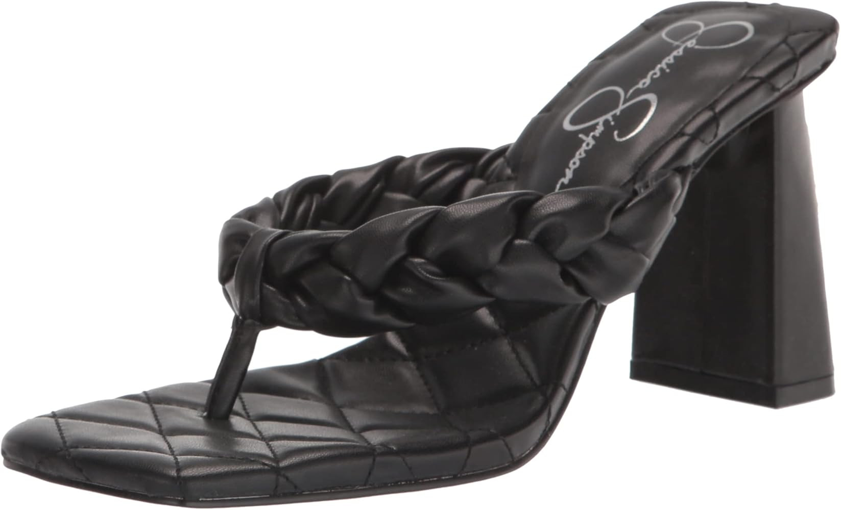 Jessica Simpson Women's Zaliye Braided High Heel Sandal Heeled | Amazon (US)