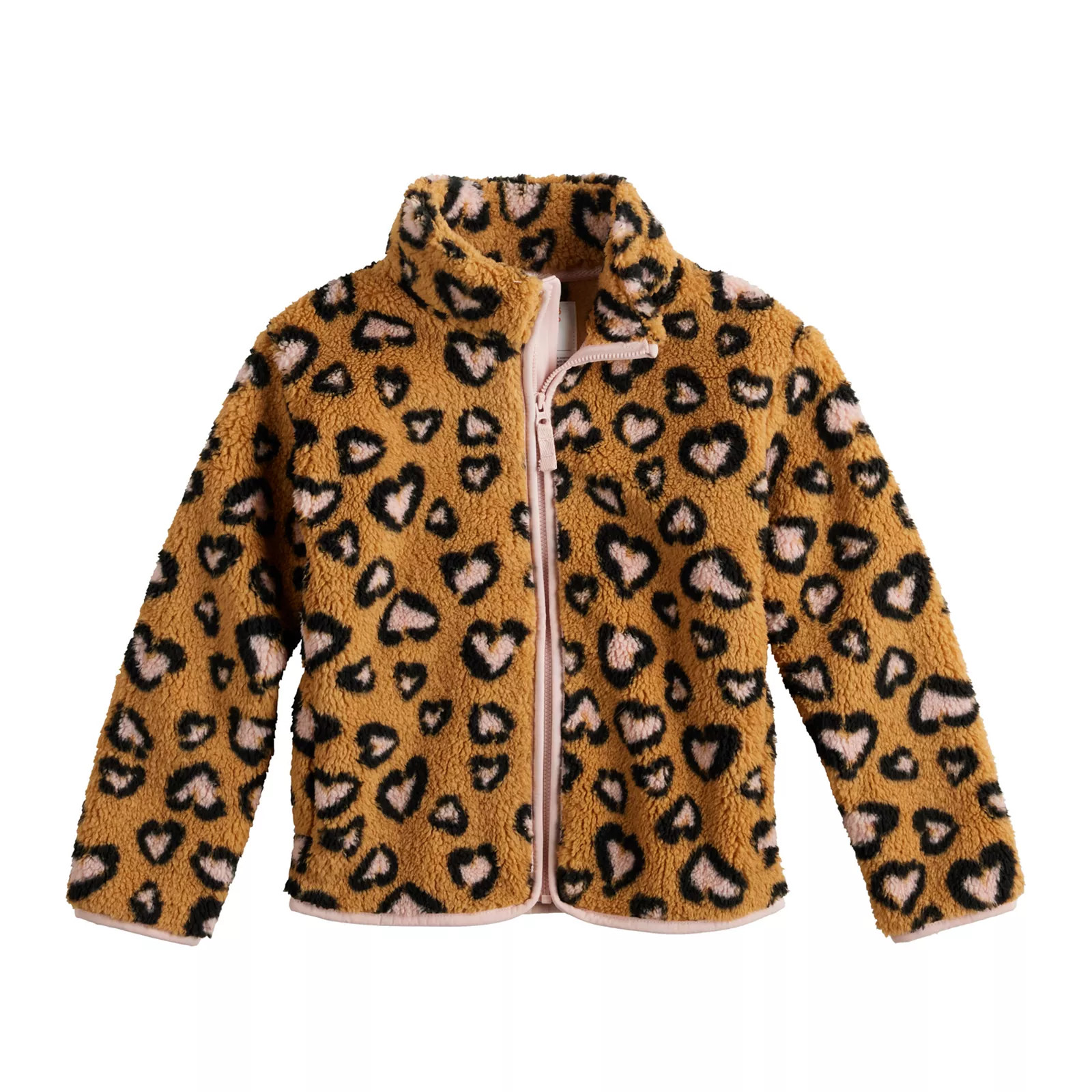 Girls 4-12 Jumping Beans® High Pile Fleece Jacket | Kohl's