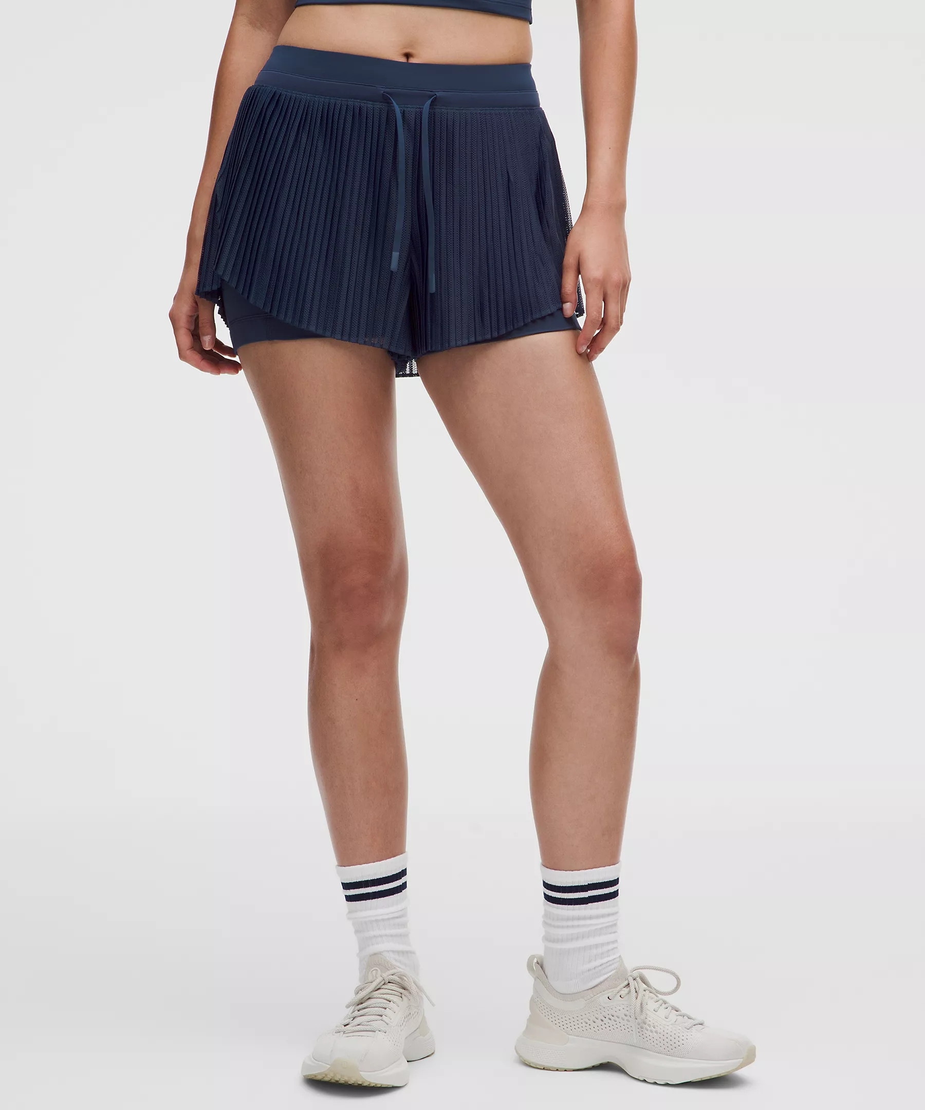 Ace Advantage High-Rise Pleated Tennis Short 2" | Lululemon (US)