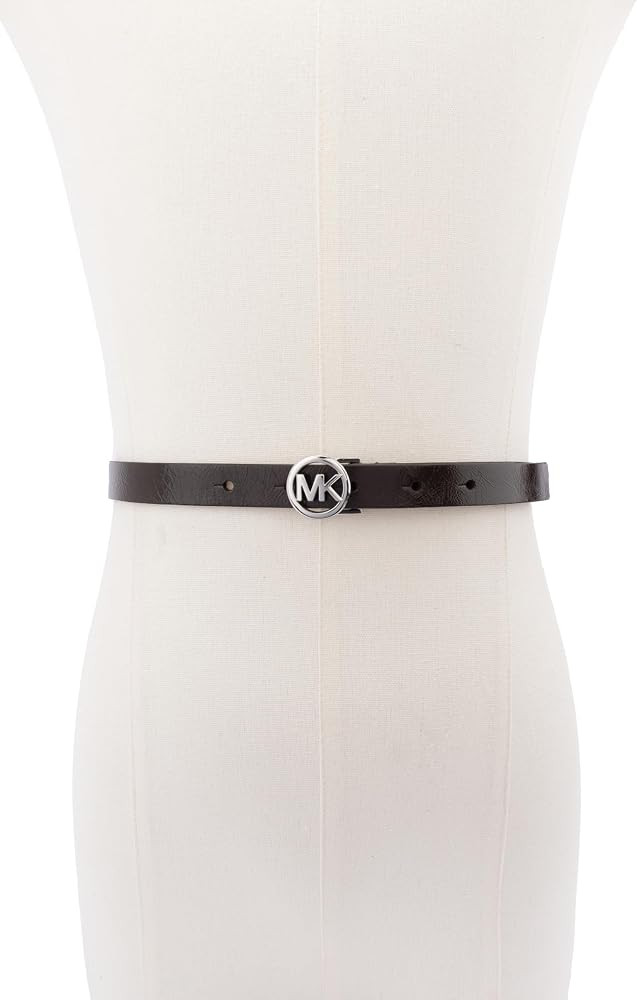 Michael Kors Womens .75 Inch Logo Skinny Belt, Stylish Fashion Accessory for Everyday Wear | Amazon (US)