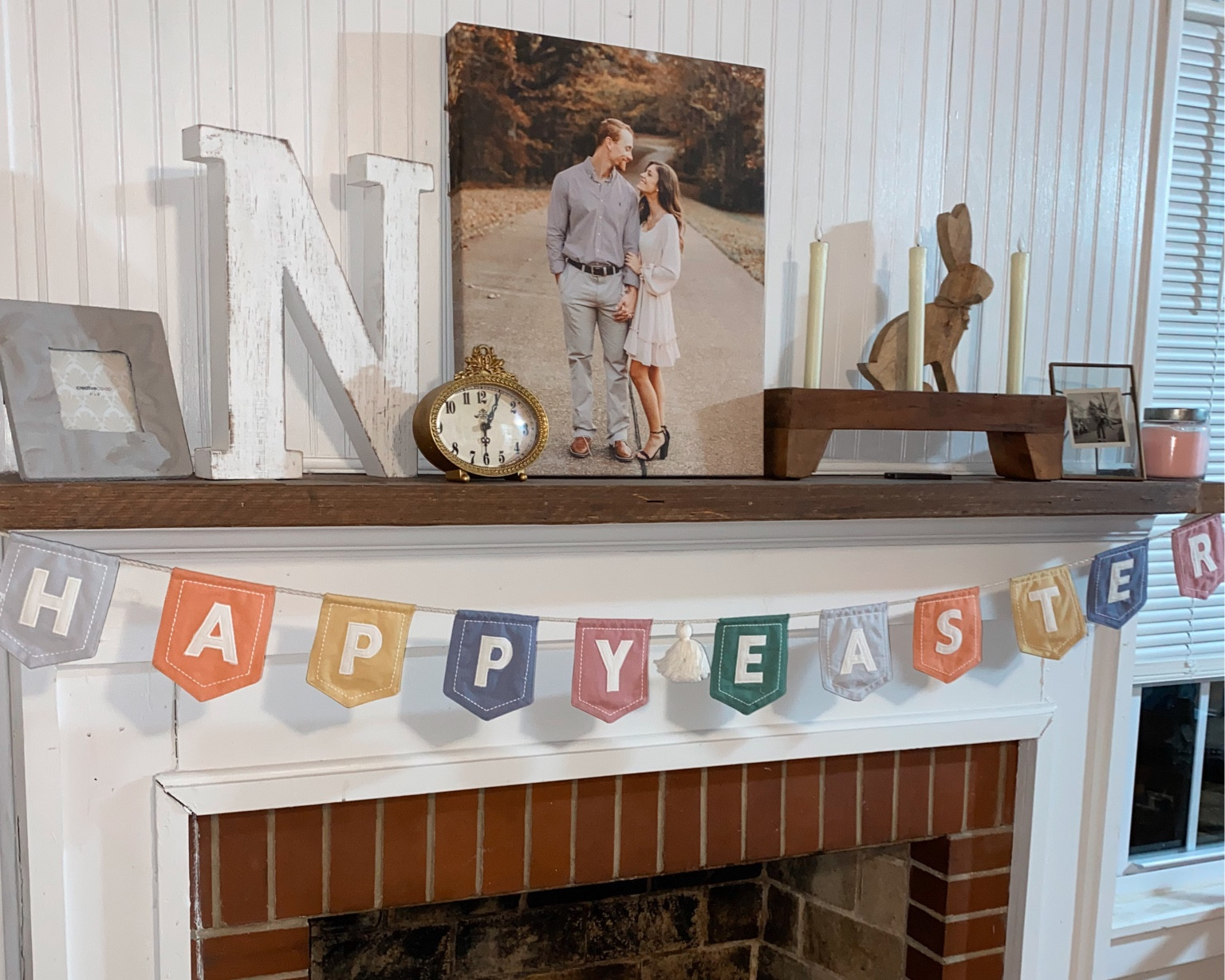 My sweet little Easter mantel for now, may add more!
🐣🌷🐰👒
All links are from Target

#LTKSeasonal #LTKSpringSale #LTKhome