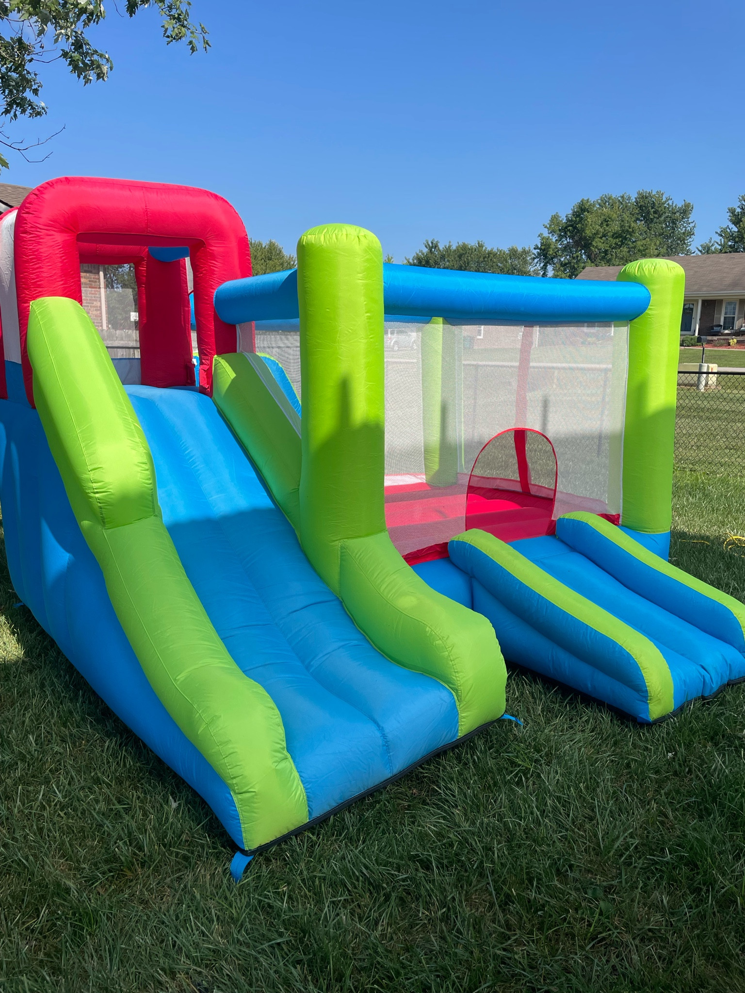 Perfect for toddlers! I’ve been looking for a bounce house with a slide for forever and this one is the perfect size! 

#LTKFamily #LTKSeasonal #LTKKids
