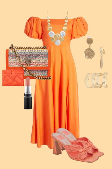 Guest of the wedding
Orange is the new black
Summer dress under $100
Off the shoulder dress
Spring look
Brunch outfit 
Hammered jewelry
Dressed up 

#LTKstyletip #LTKunder100 #LTKwedding
