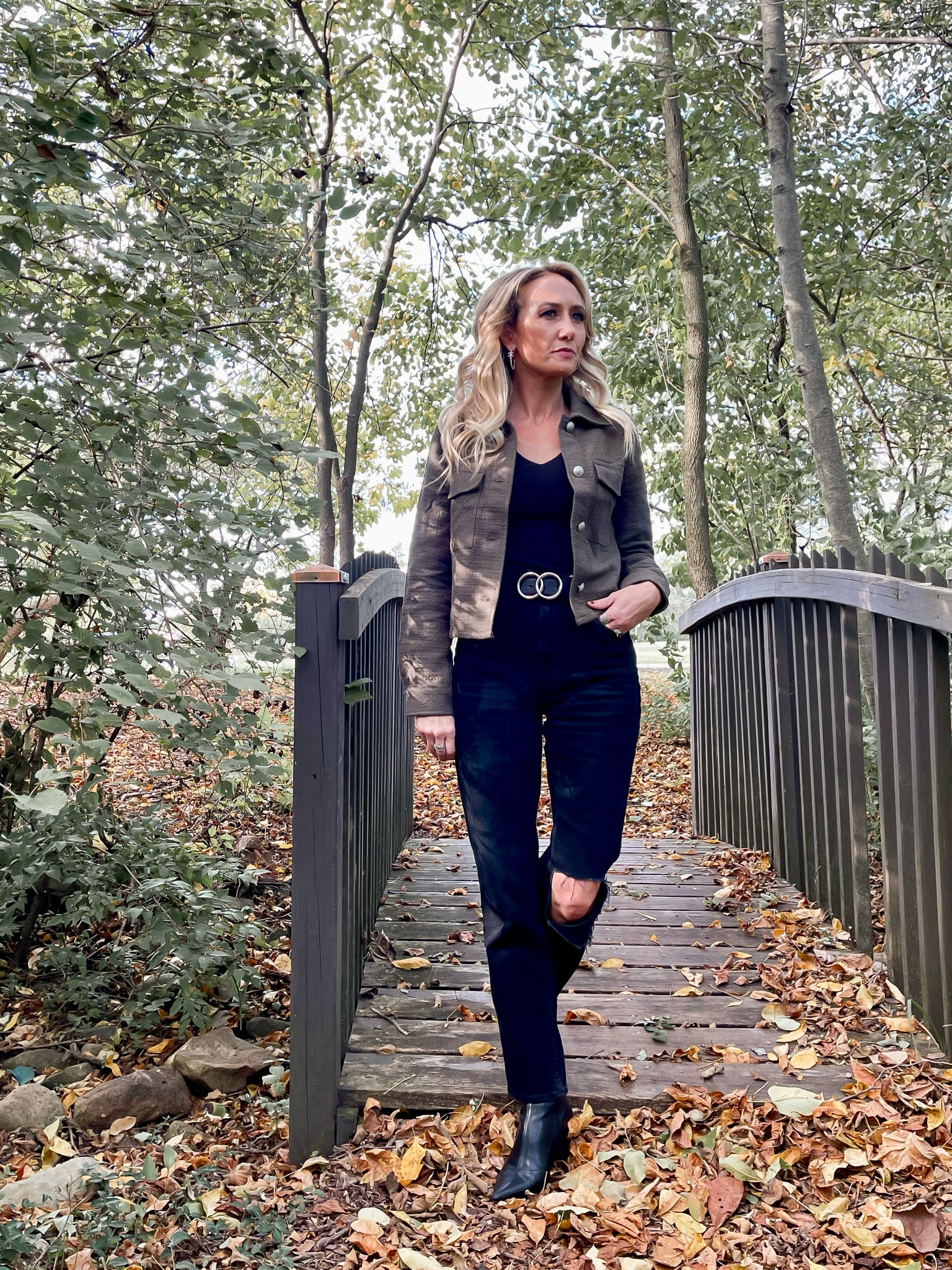 As Fall is Ending🖤🍂
Outfit Details....
Olive Tweed Button Down Shacket @express
Black Body Contour V Neck Top @express
Black High Waisted Straight Leg Jeans @express
Steve Madden Black Ankle Booties - old @stevemadden
Follow for more outfit and style inspo!
olive, shacket, jacket, fashion, fall fashion, fall-outfit, fashion style, fashion inspo, casual, casual chic, casual outfit, outfitoftheday, outfit inspiration, fashionover40, fashionover30, chic, chicstyle

#LTKfindsunder50 #LTKstyletip #LTKover40