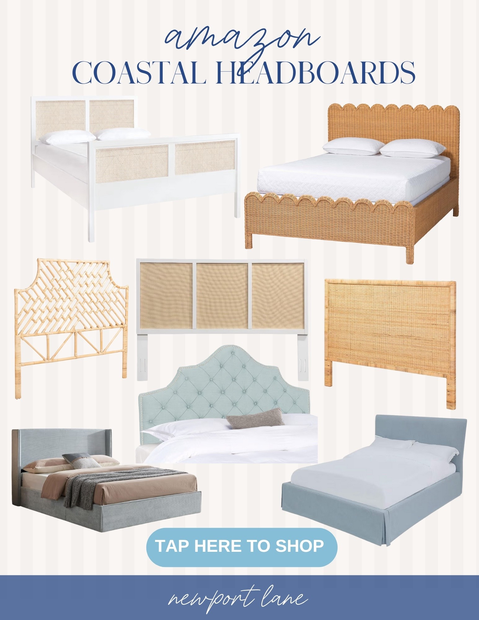 Sometimes all it takes is one key piece to transform your whole room! Give your bedroom a much-needed refresh with these pretty coastal headboards.

bedroom furniture, coastal styling, nautical decor, beach house vibes, dreamy bed, home makeover, decor inspo, rattan bed

#LTKSeasonal #LTKSaleAlert #LTKHome