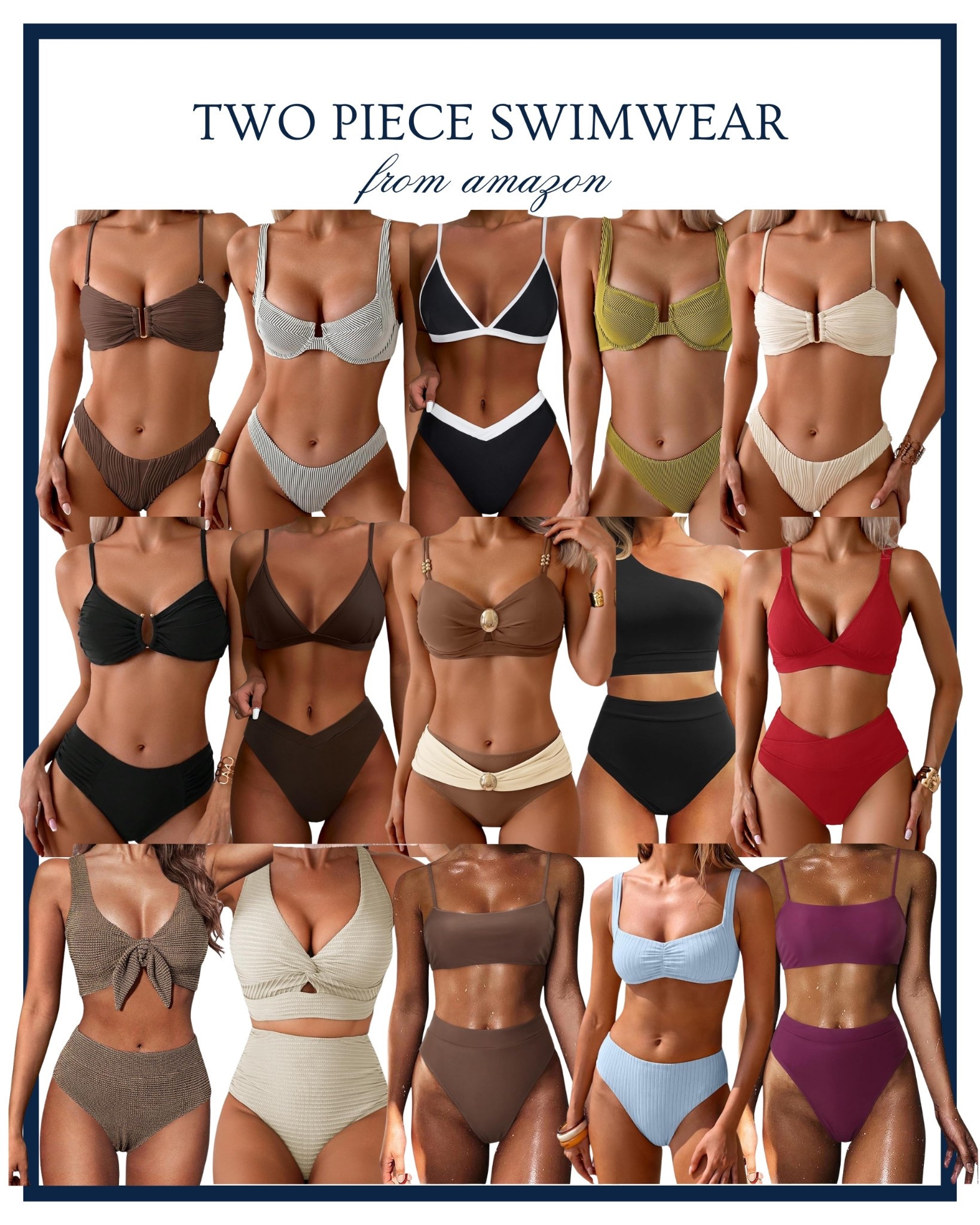 Part 2 of being in beach mode… 👙🤎 Amazon swimsuit, Amazon bathing suit, Amazon bikini haul, Amazon finds, Amazon fashion, Brown Bikini, Black Bikini, Swimsuit Haul 

#LTKSeasonal