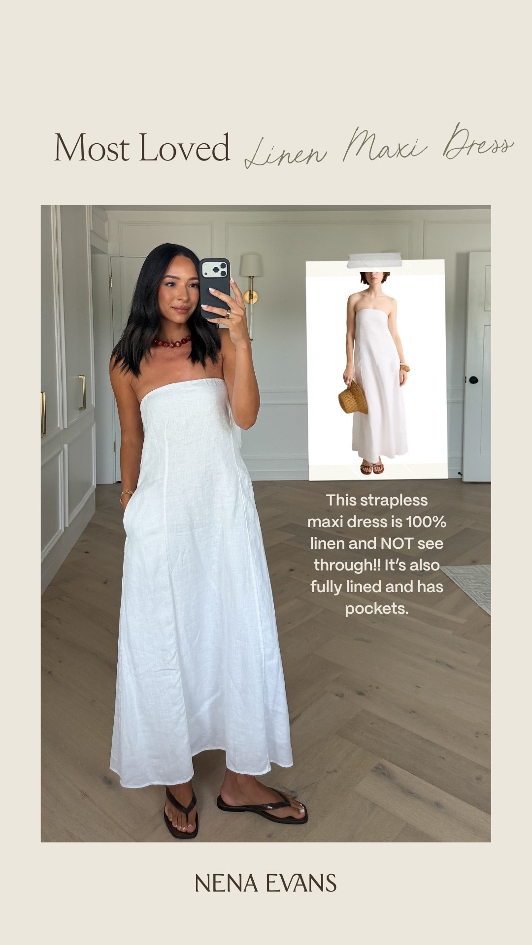 Your most loved last week!! This strapless maxi dress is 100% linen and NOT see through!! It’s also fully lined and has pockets 🙌🏽 I’m wearing a size Small - fits TTS 

summer outfit, summer dresses, linen dress, white dress, mom outfit, postpartum outfit, weekend outfit, dinner outfit, date night outfit, vacation outfit

#LTKSeasonal #LTKmomlife