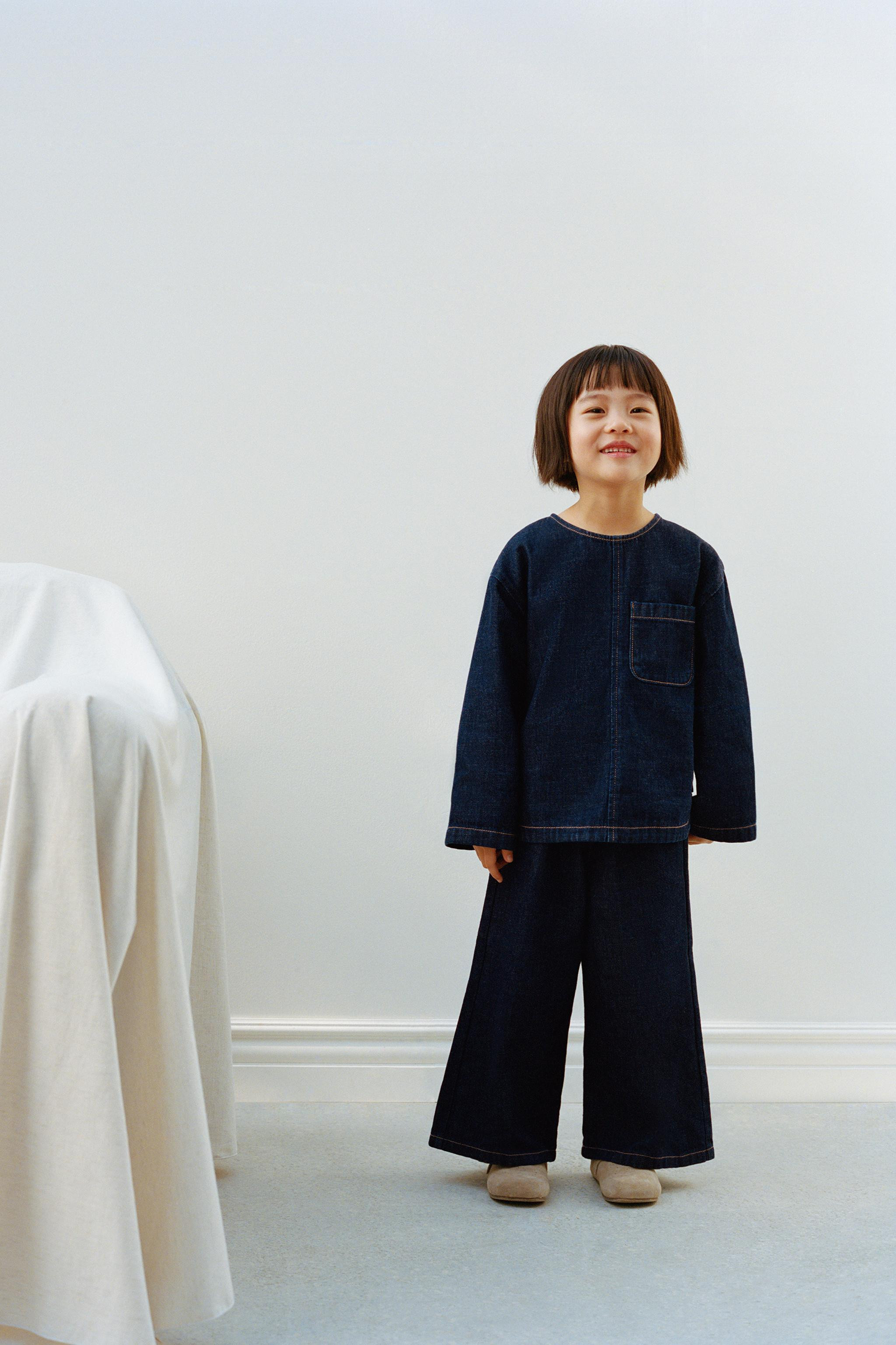 CULOTTE JEANS WITH TOPSTITCHING | Zara UK