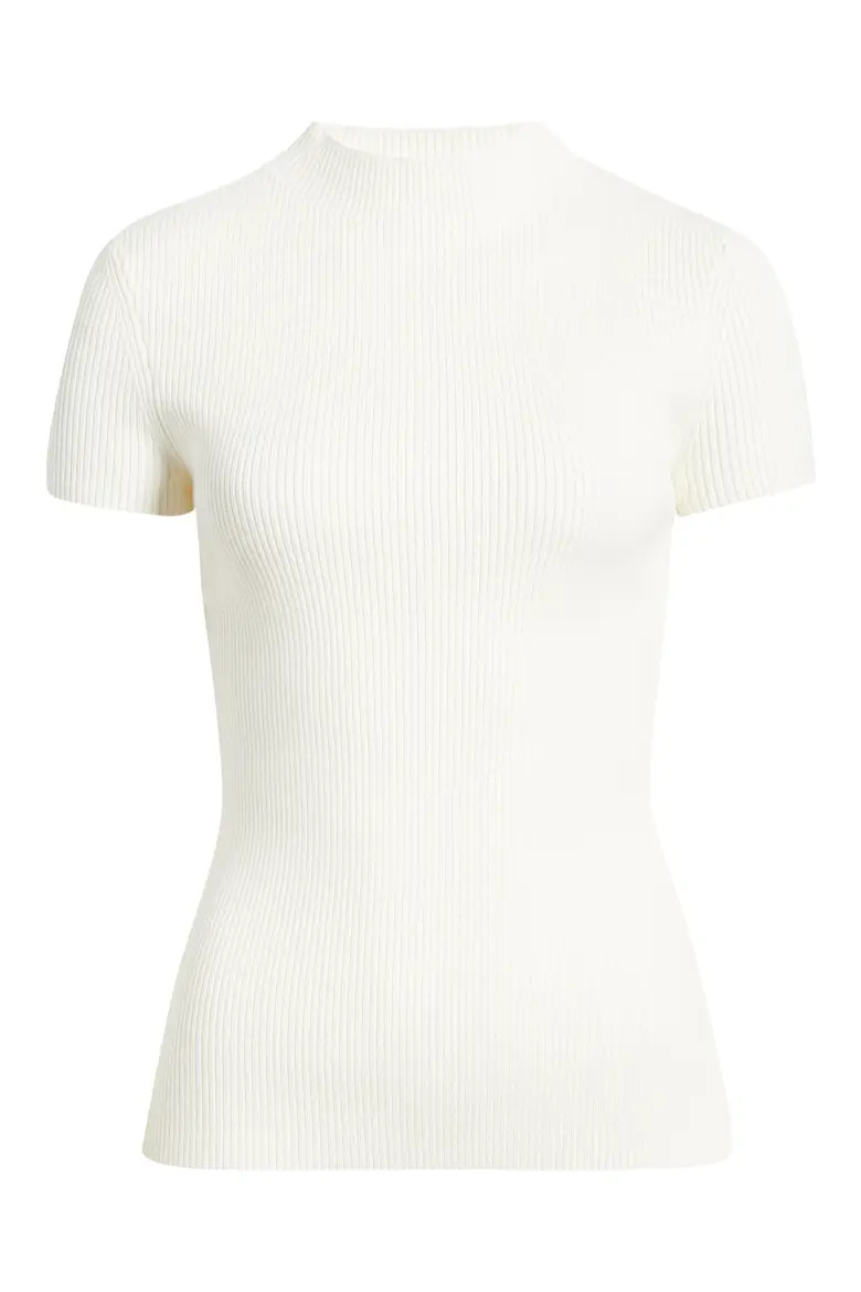 Rib Knit Mock Neck Sweater (Women) | Nordstrom | Nordstrom