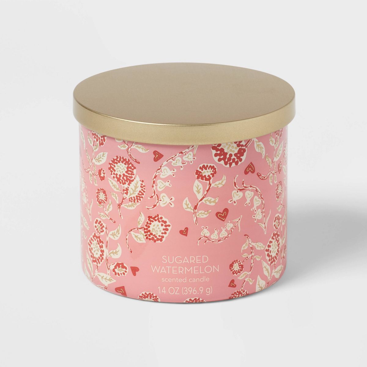 3-Wick 14oz Candle Floral Sugared Watermelon - Threshold™ | Target