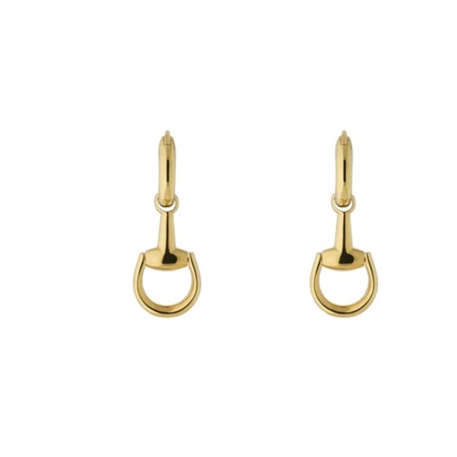 Gucci Horsebit 18ct Yellow Gold Drop Earrings - YBD795656001 | Jomashop.com & JomaDeals.com