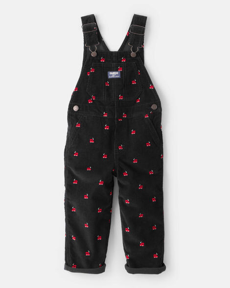 Toddler Train Corduroy Overalls - Black | Carter's Inc
