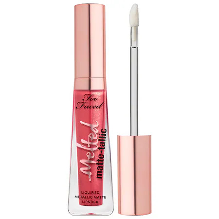 Too Faced Melted Matte-Tallic Liquified Metallic Matte Lipstick Break Up, Make Up .23 oz | Sephora (US)