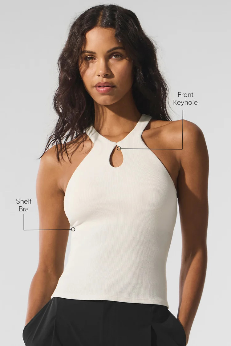 Ribbed Mesmerize Bra Tank | Alo Yoga