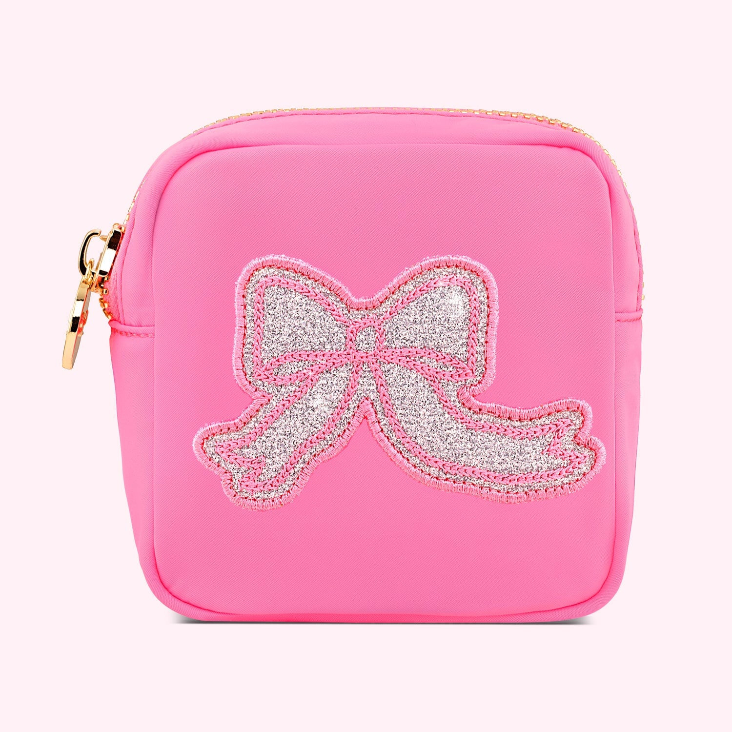 Glitter Bow Mini Pouch | Stoney Clover Lane | Stoney Clover Lane