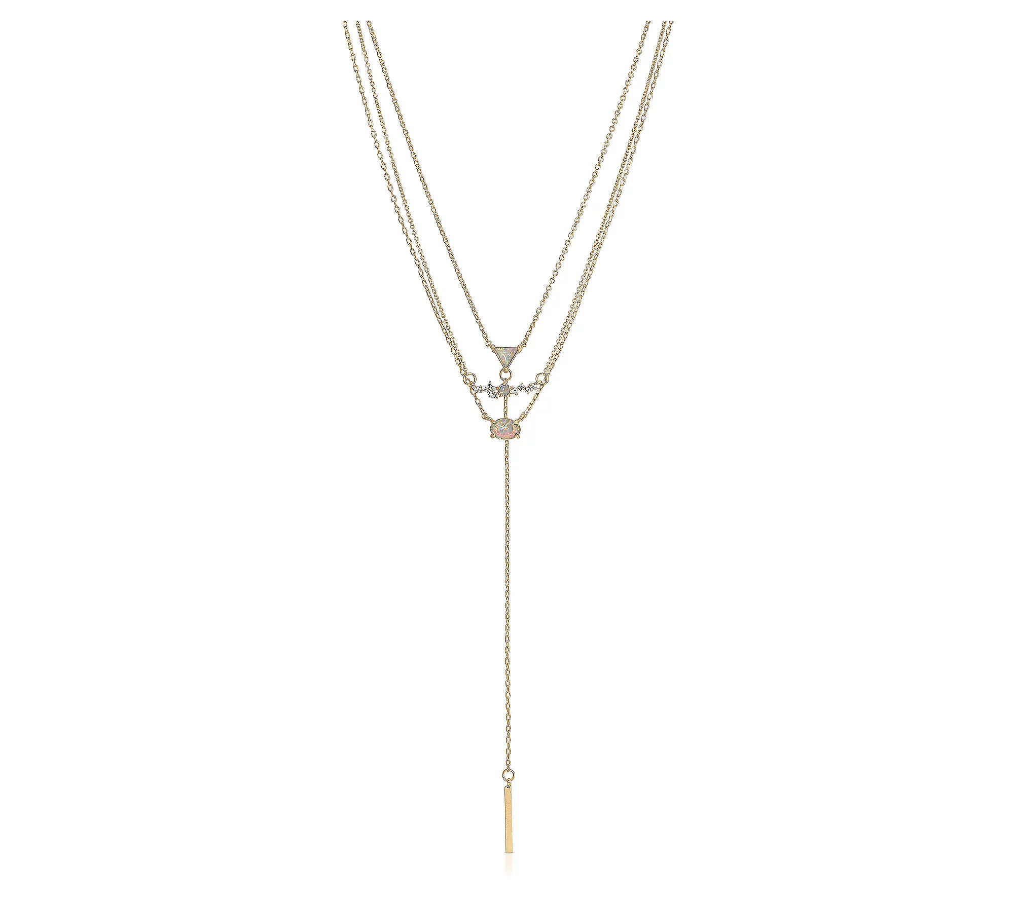 Ettika Layered Lariat Necklace | QVC