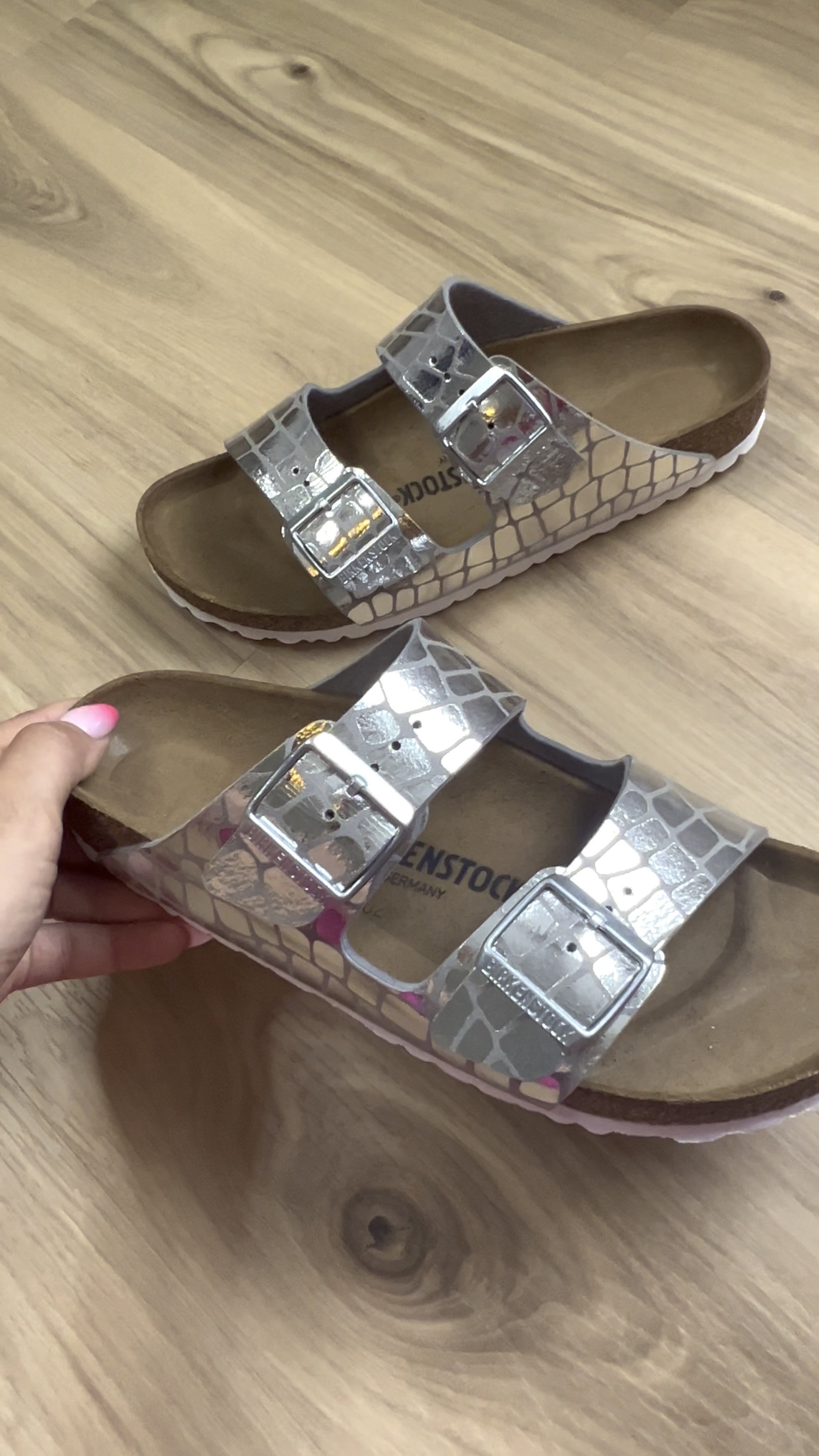 Birkenstock Arizona Gator Gleam curated on LTK