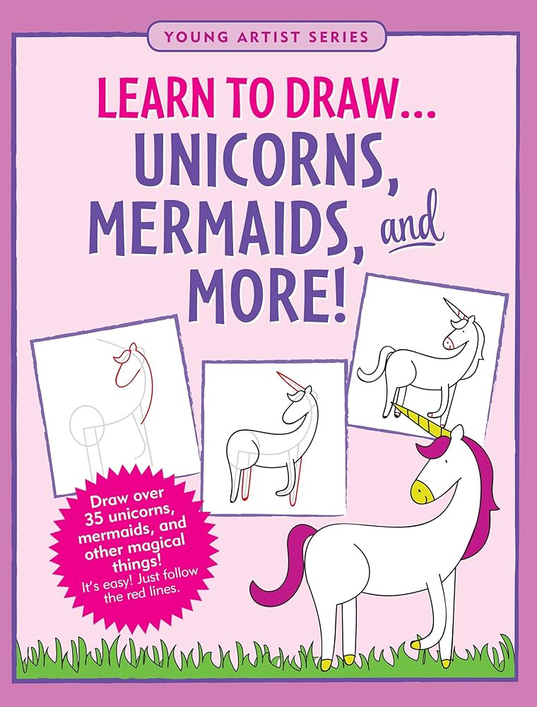 Learn to Draw... Unicorns, Mermaids & More (Easy Step-by-Step Drawing Guide) | Amazon (US)