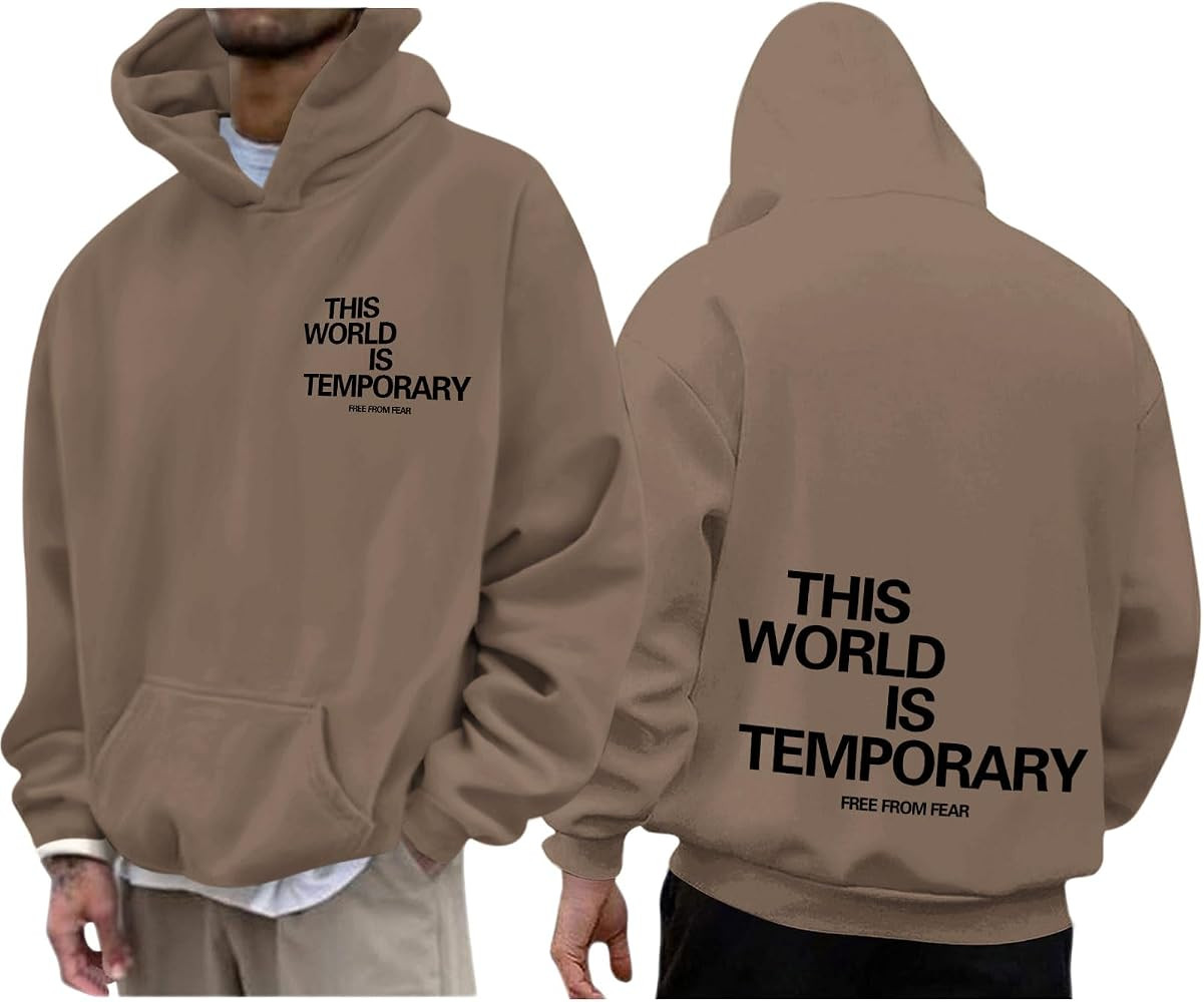 Wrenpies Christian Jesus Hoodie for Men Faith Religious Bible Verse Sweatshirt God Graphic Oversi... | Amazon (US)