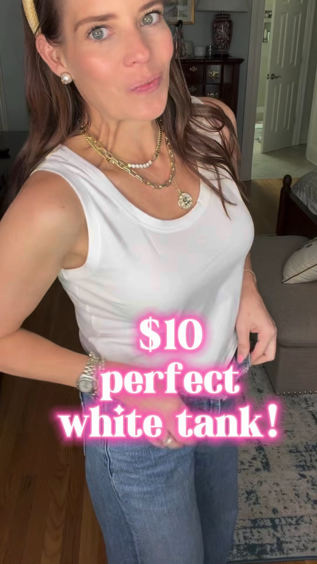 Best $10 Tank You Need 🤍 Everyday Outfit Staple


This $10 tank is hands down one of my best Amazon finds 🤍 So soft, flattering, and perfect for layering or wearing on its own! I paired it with my go-to wide leg jeans, raffia loafers, and a lightweight sweater draped over the shoulders for an easy, polished everyday look ✨

Such a versatile staple you’ll wear on repeat all season long!

amazon tank top, affordable basics, everyday outfit ideas, neutral outfit inspo, wide leg jeans outfit, casual chic style, spring outfit staple, capsule wardrobe basics, budget friendly fashion finds 🤍✨

#LTKOver40 #LTKootd #LTKPetite