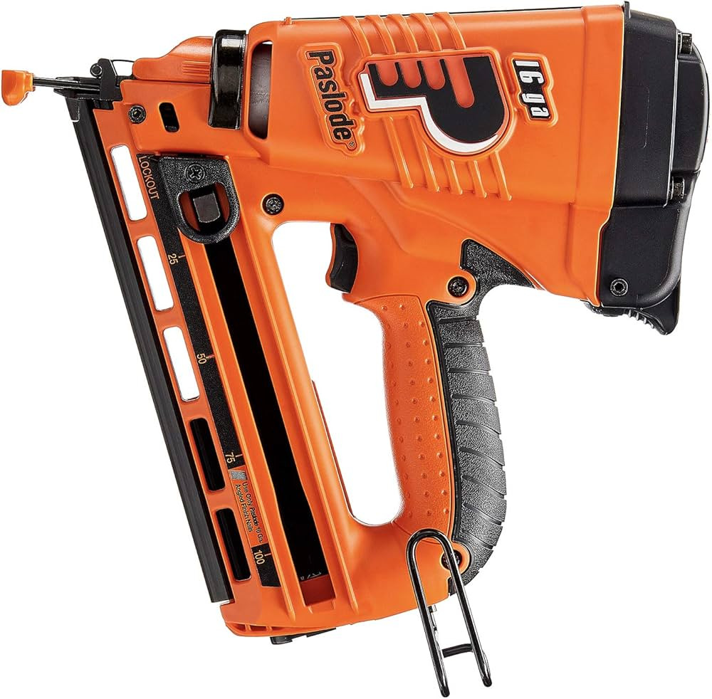 Paslode, Cordless Finish Nailer, 902400, 16 Gauge Angled, Battery and Fuel Cell Powered, No Compr... | Amazon (US)