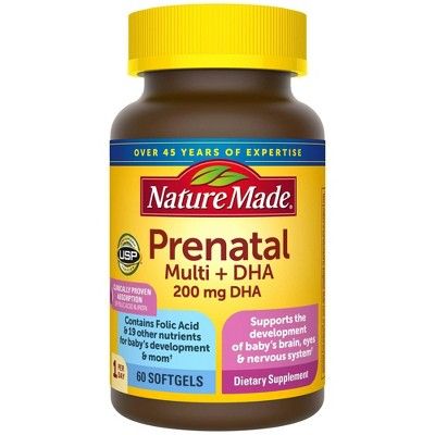 Nature Made Prenatal Multivitamin + 200 mg DHA Softgels | Target