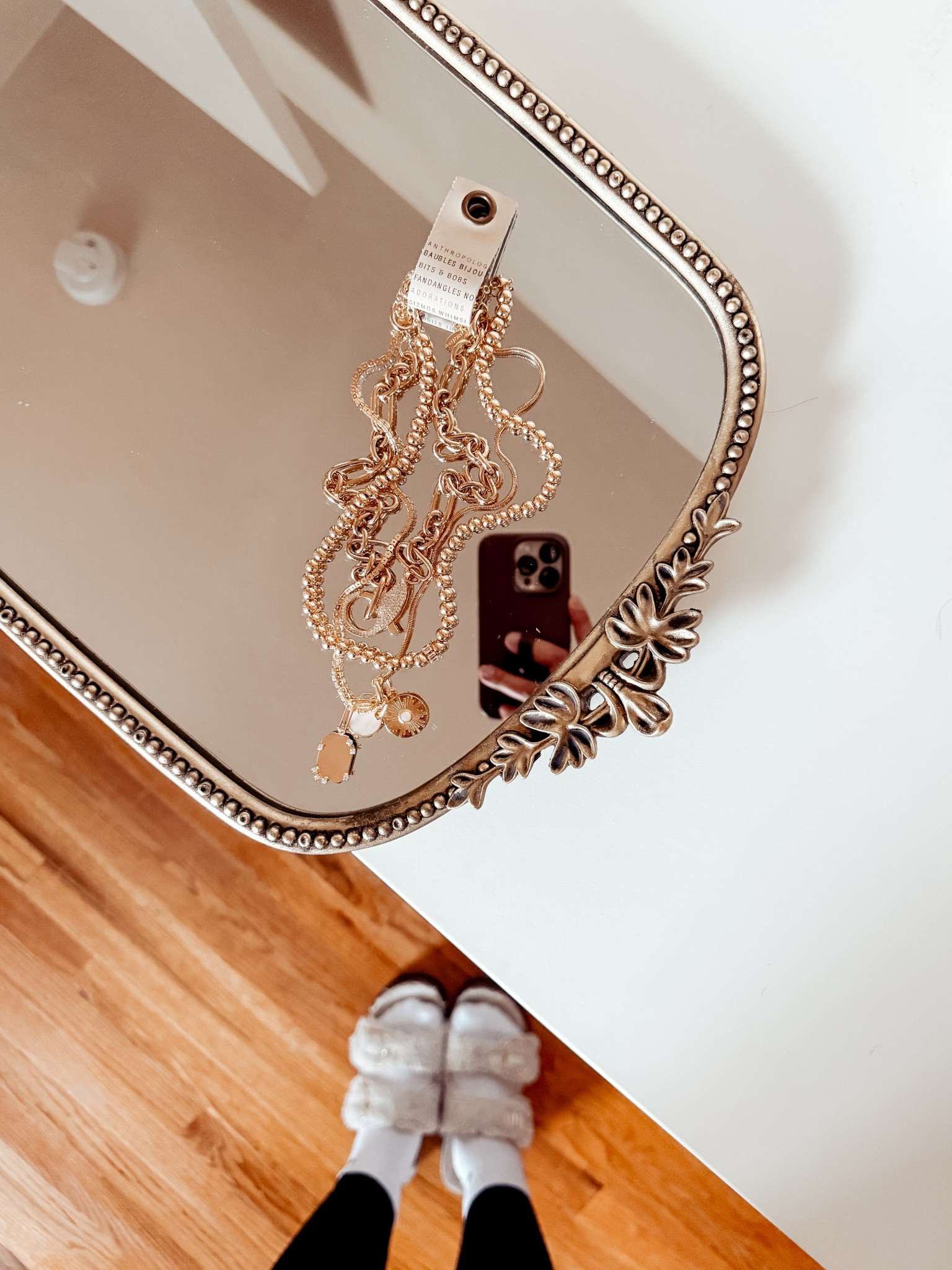 { gleaming ❥

• Shades of Sea Layered Necklaces: Charm Edition on Gold   
• The Gleaming Primrose Vanity Tray in Gold - Large 

#LTKBeauty #LTKHome #LTKStyleTip