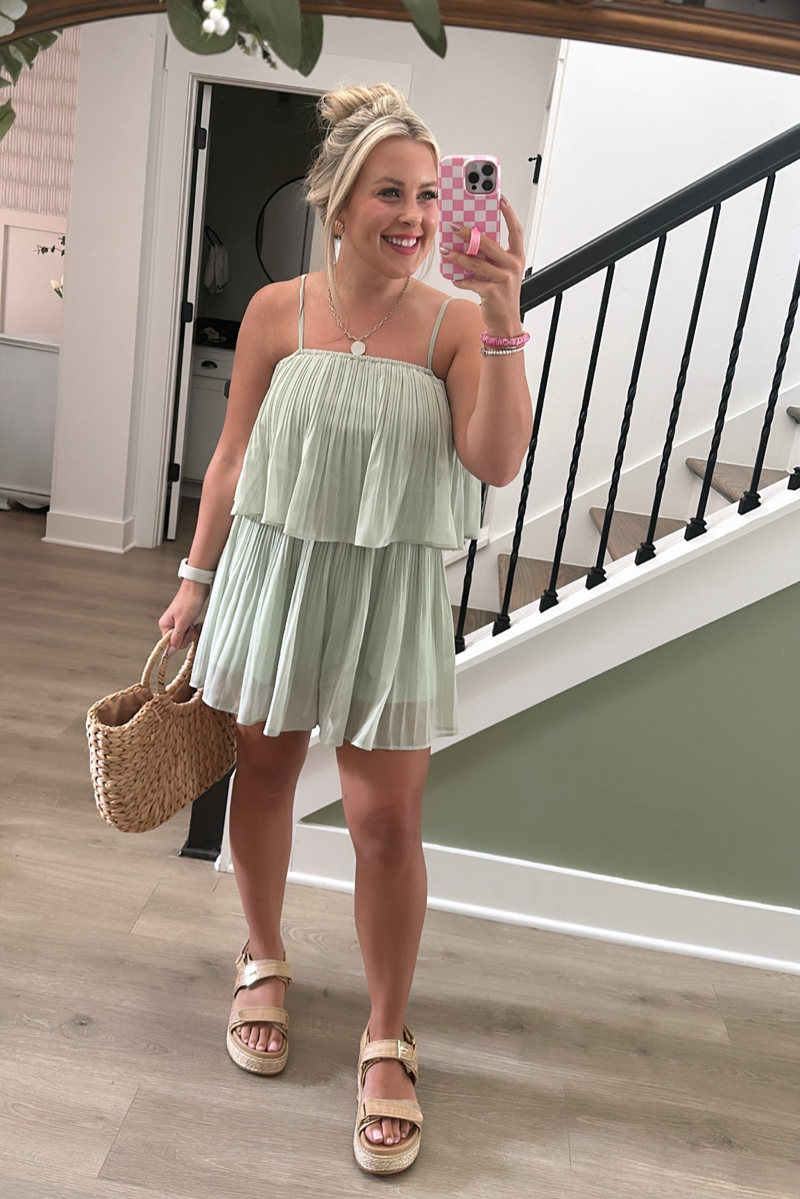 Amazon green romper. Amazon sandals. Fall transition outfit. 

#LTKTravel #LTKFindsUnder50 #LTKSeasonal