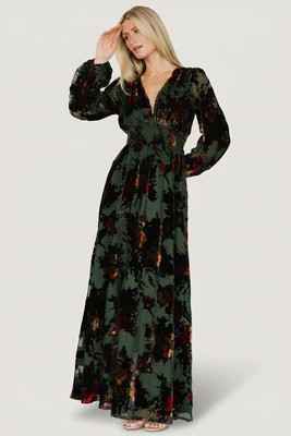 Mikla Maxi Dress | Wintergreen Multi | Baltic Born