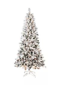 Joyland 7.5' Pre Lit Flocked Christmas Tree | Belk