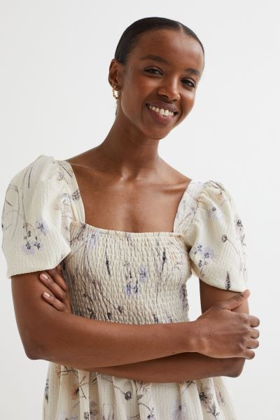 Gesmoktes Kleid | H&M (DE, AT, CH, NL, FI)