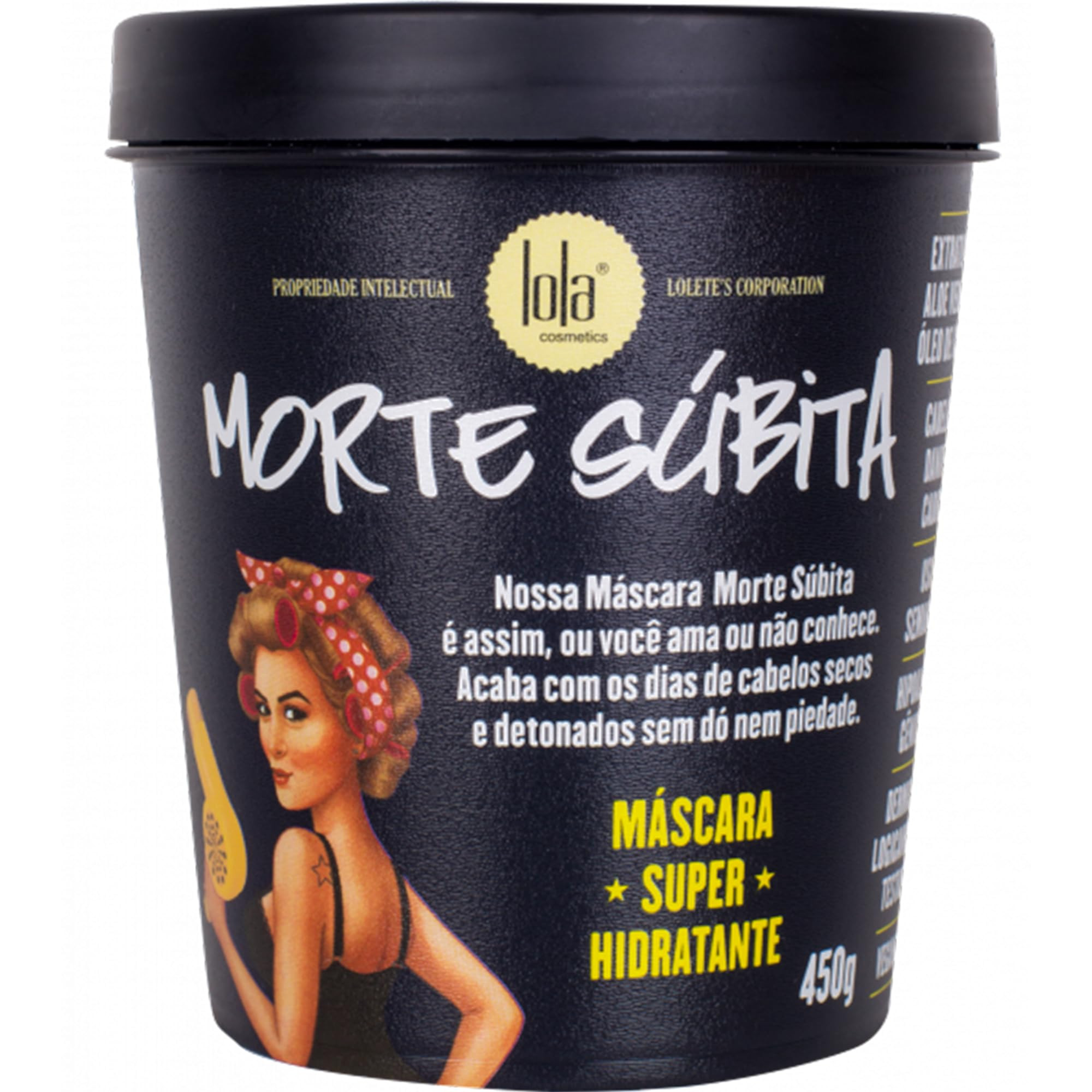 Lola Cosmetics, 25834, Morte Súbita - Máscara Super Hidratante, 450g | Amazon (BR)